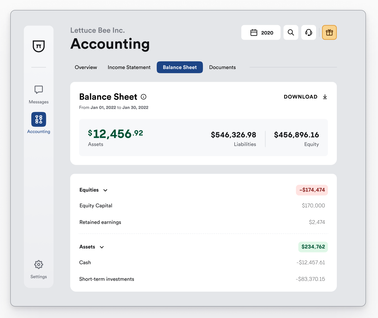 Bench-Balance Sheet-2022