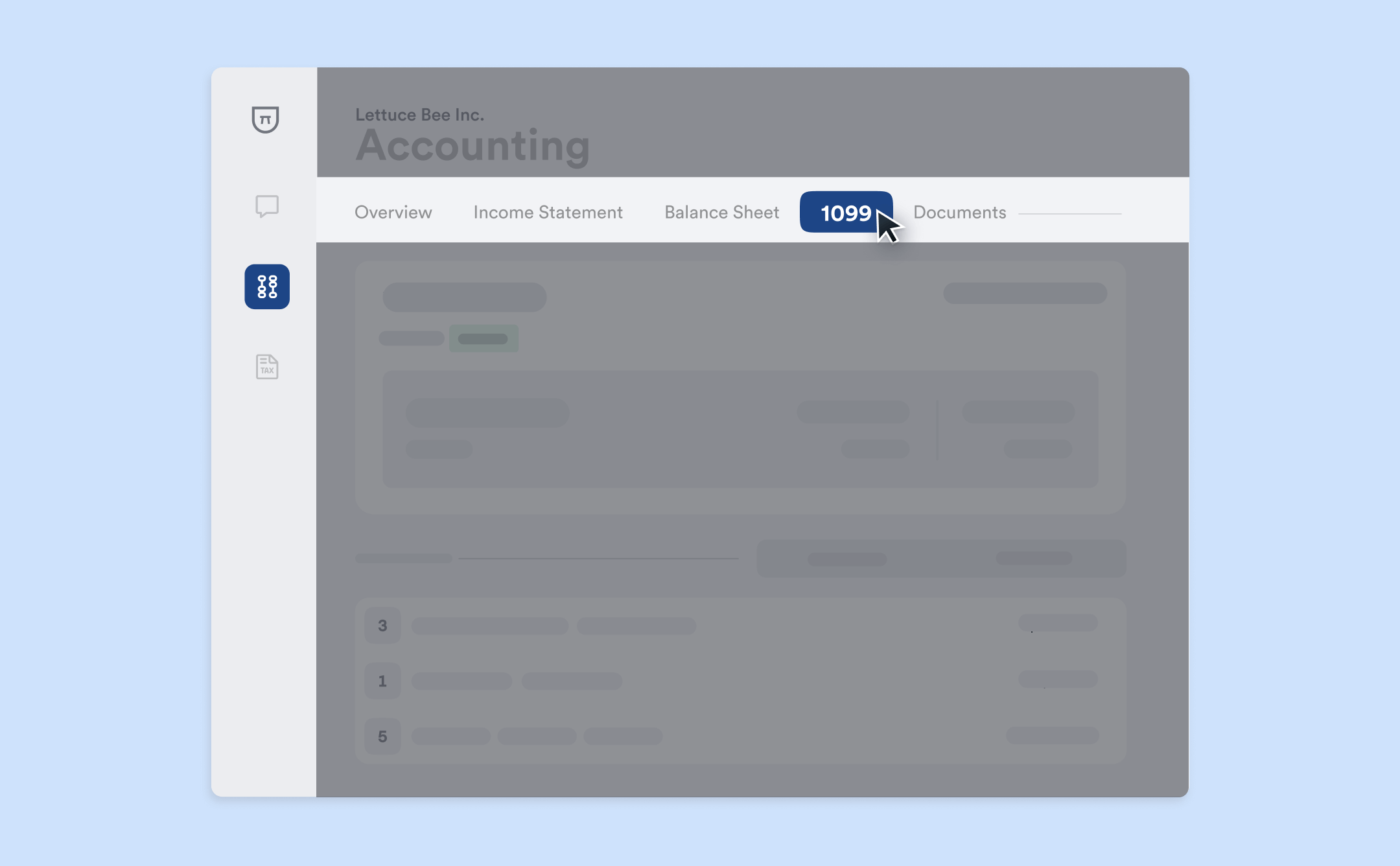 IMG / Bench News / 1099 report launch - 1099 tab