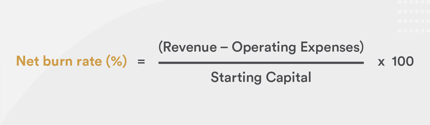 Net burn rate formula