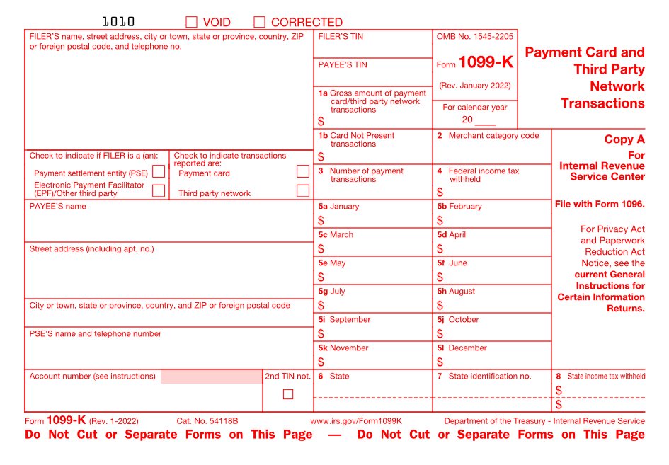 2022 Form 1099-K